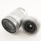 [Only 115 Shots] OLYMPUS E-PL6 White + 14-42mm + 40-150 In Box from Japan #6472