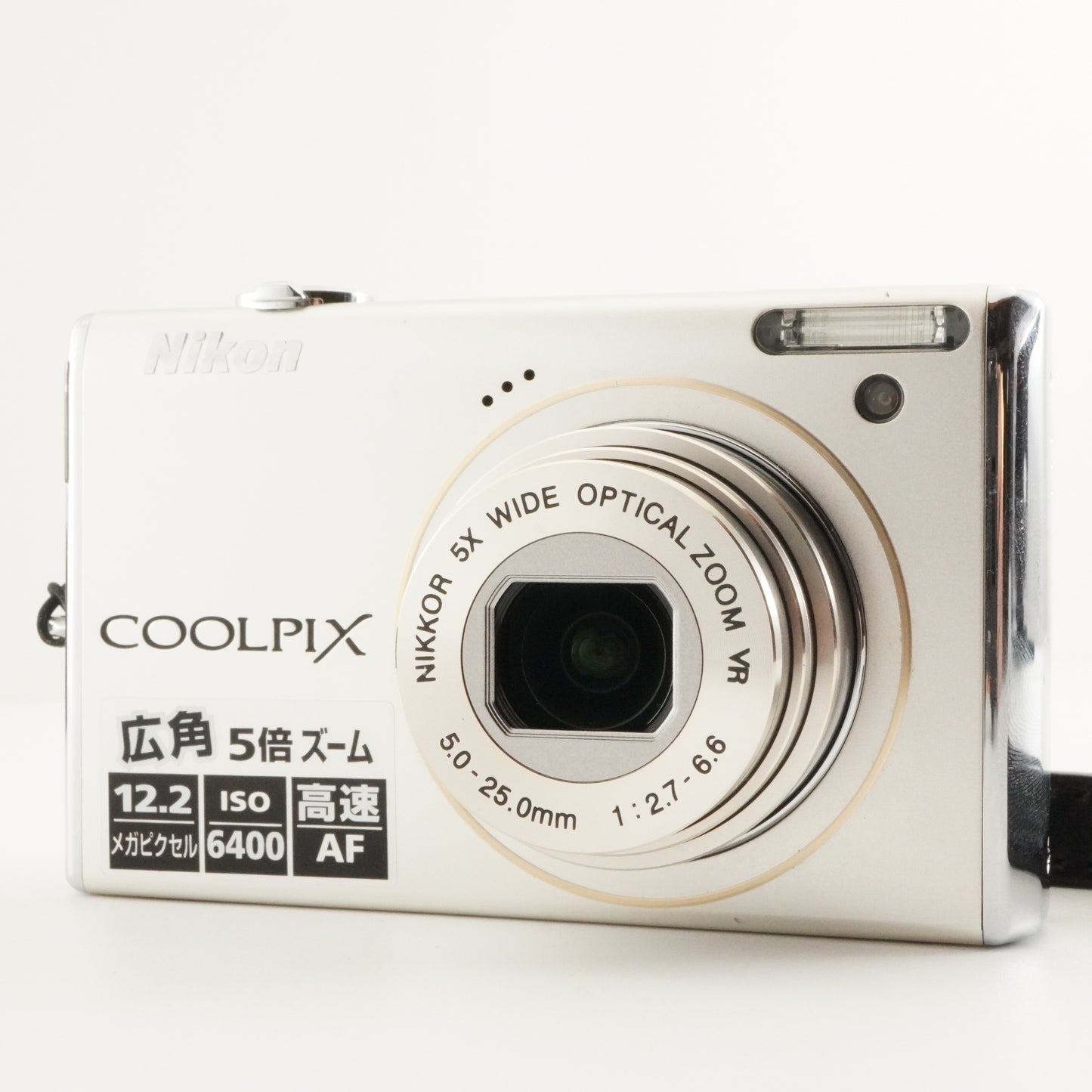 Nikon COOLPIX S640 Silver In Box + 4GB SDHC Card Digital Camera from Japan #6228