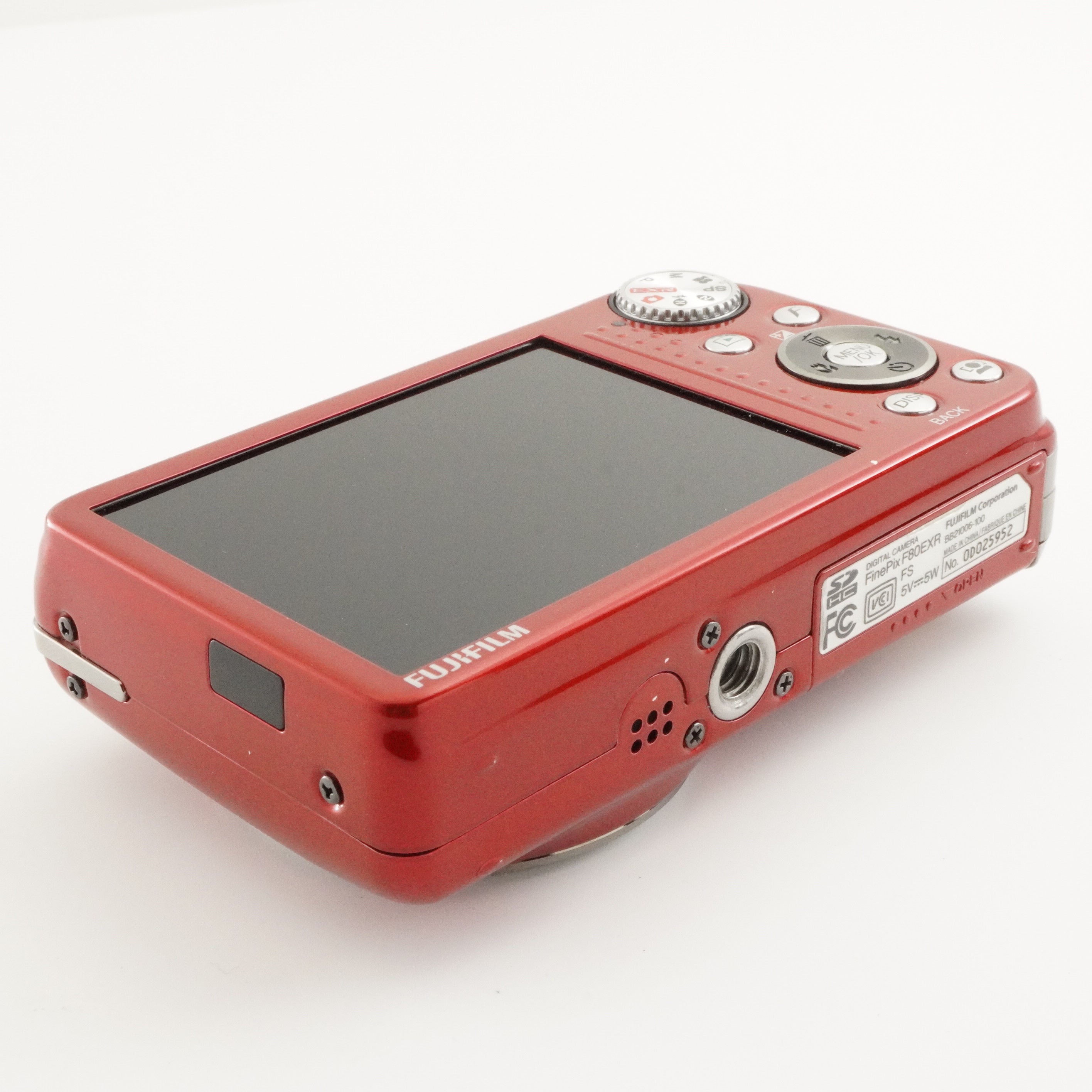 FUJIFILM FinePix F80 EXR Red With 4GB SDHC Card Digital Camera