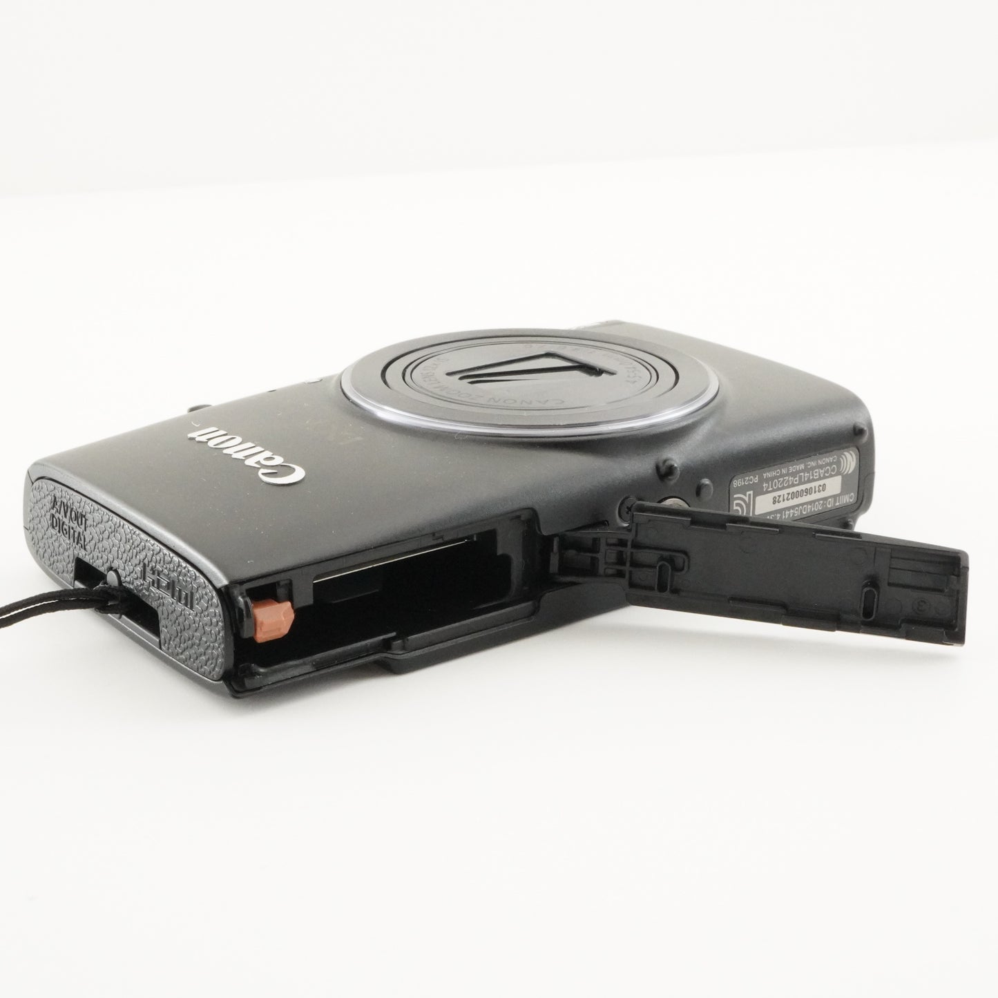 Canon IXY 640 Black With 4GB SDHC Card Compact Digital Camera from Japan #4655