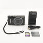 Canon IXY 640 Black With 4GB SDHC Card Compact Digital Camera from Japan #4655