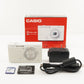 CASIO EXILIM EX-ZR50 White In Box With 4GB SDHC Card from Japan #6182