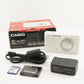 CASIO EXILIM EX-ZR50 White In Box With 4GB SDHC Card from Japan #6182