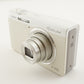 CASIO EXILIM EX-ZR50 White In Box With 4GB SDHC Card from Japan #6182