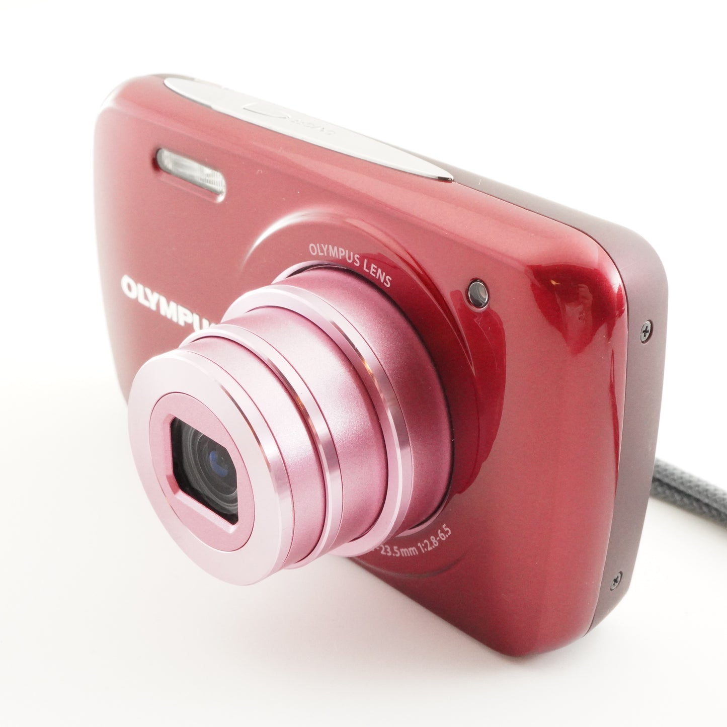 OLYMPUS VH-210 Red With 4GB SDHC Card Digital Camera from Japan #6155