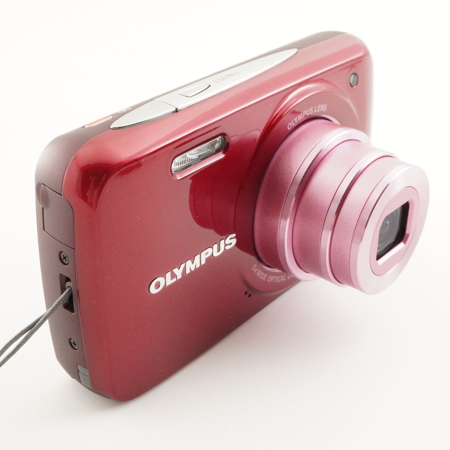 OLYMPUS VH-210 Red With 4GB SDHC Card Digital Camera from Japan #6155