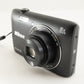 Nikon COOLPIX S3700 Black In Box & 4GB SDHC Card Digital Camera from Japan #1855