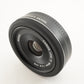 Canon EF 40mm F2.8 STM Black In Box AF Prime Lens from Japan #1904