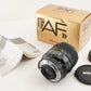 Nikon AF MICRO NIKKOR 60mm F2.8D In Box AF MACRO Lens from Japan #1889