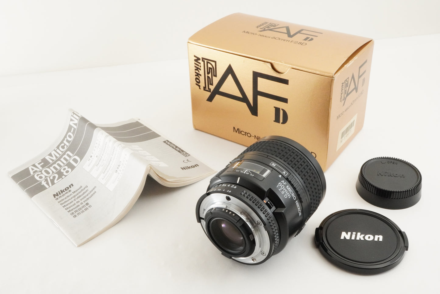 Nikon AF MICRO NIKKOR 60mm F2.8D In Box AF MACRO Lens from Japan #1889