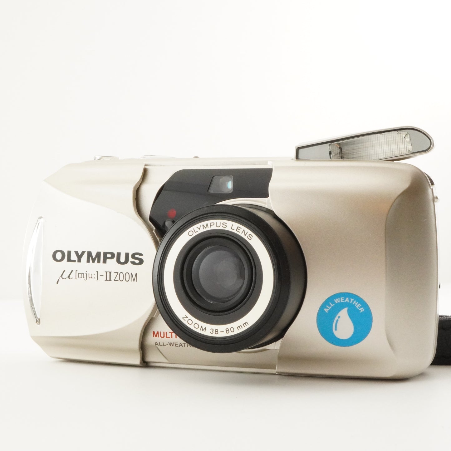 OLYMPUS mju II ZOOM [mju:] Point & Shoot Film Camera from Japan #6442