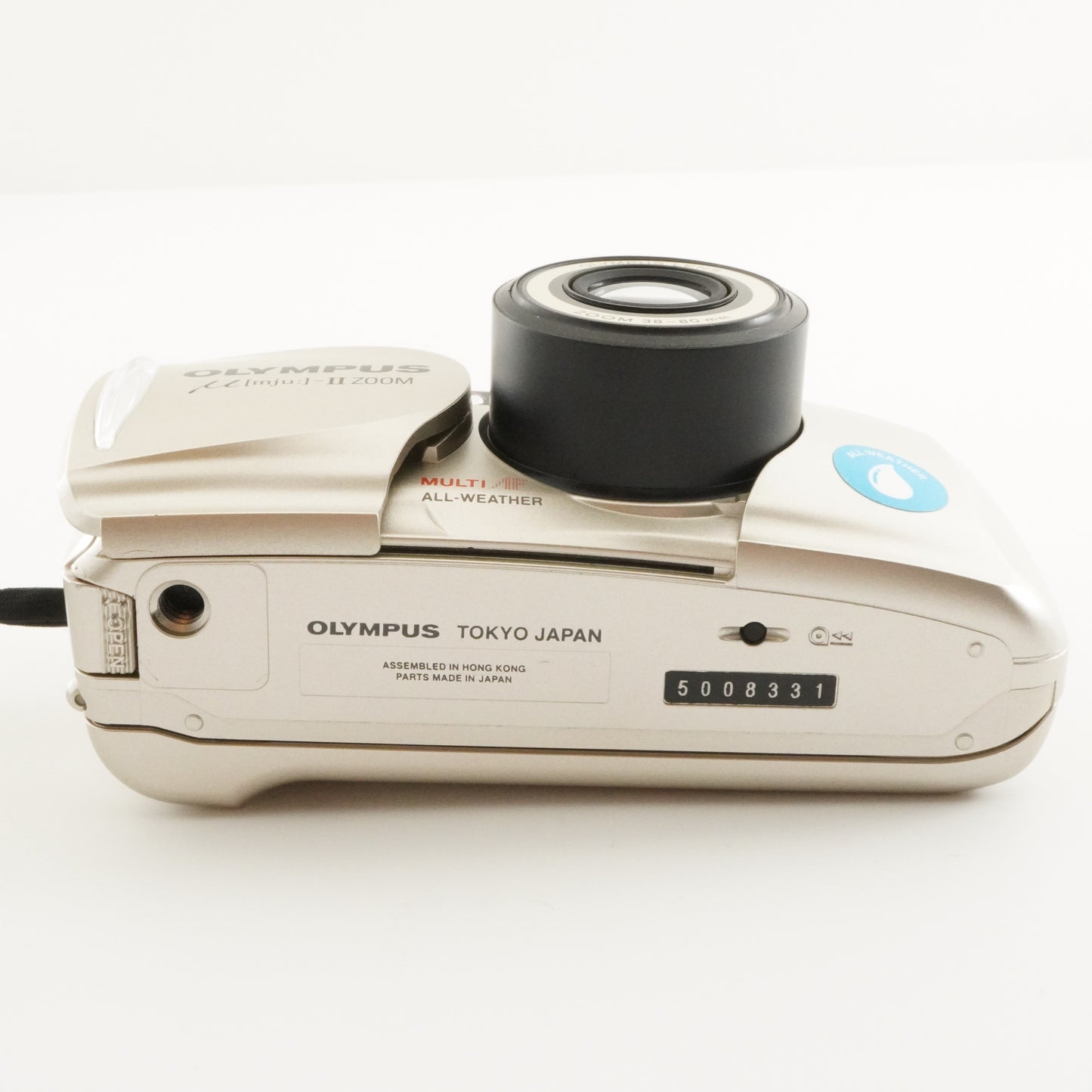 OLYMPUS mju II ZOOM [mju:] Point & Shoot Film Camera from Japan #6442