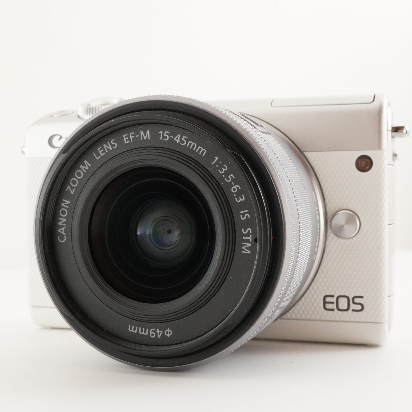 Canon EOS M100 White + EF-M 15-45mm IS STM + EF-EOS M + 16GB SD from Japan #2840