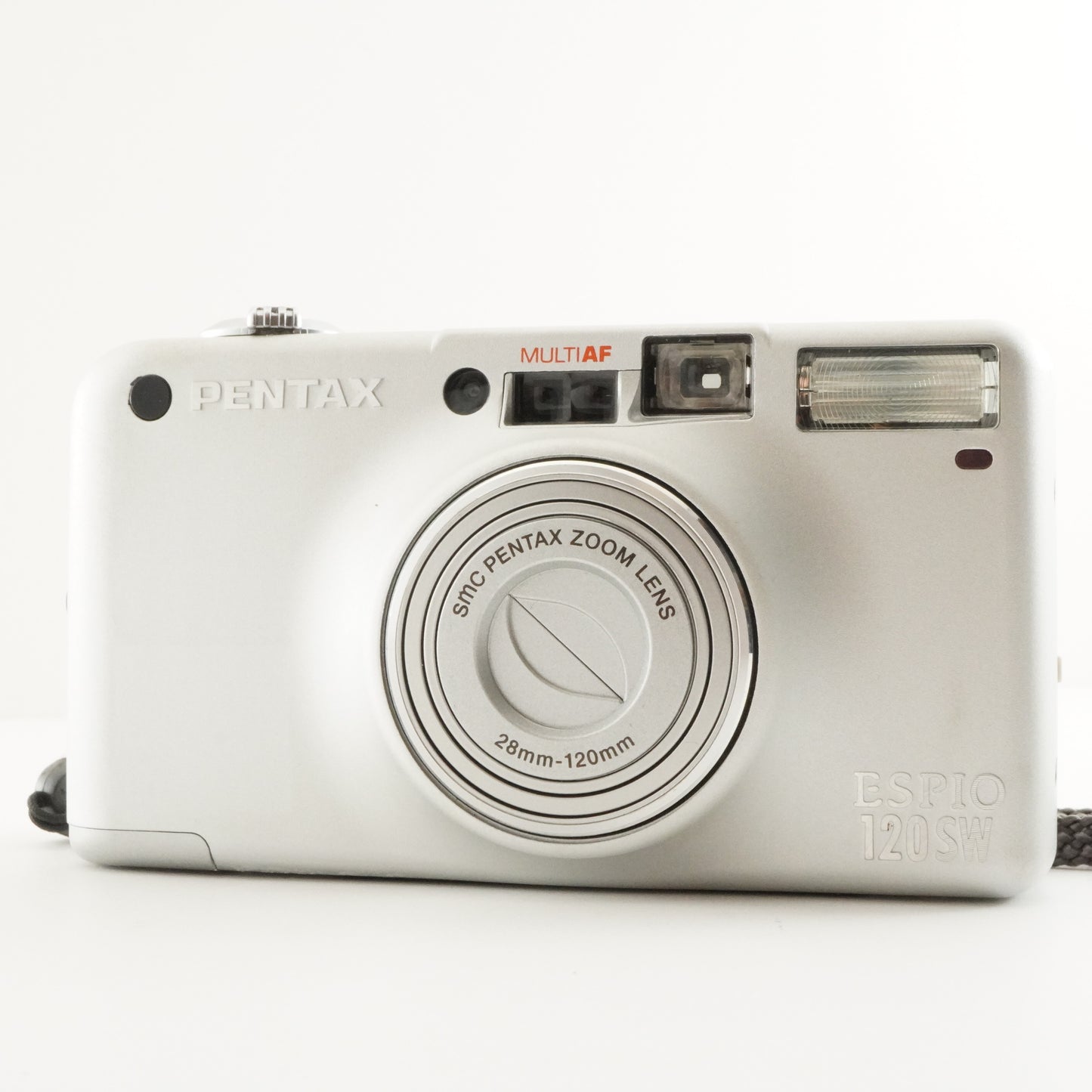 PENTAX ESPIO 120SW II Silver In Box Point & Shoot Film Camera from Japan #6465