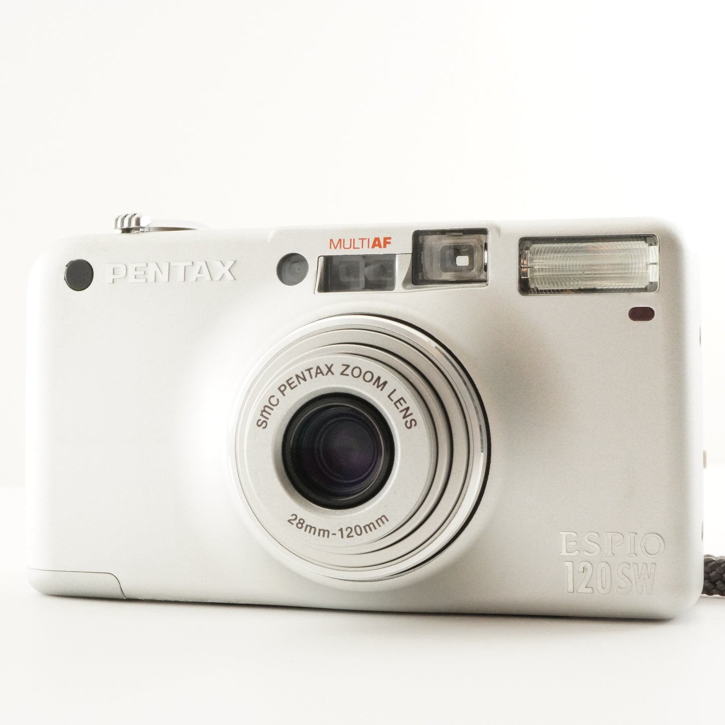 PENTAX ESPIO 120SW II Silver In Box Point & Shoot Film Camera from Japan #6465