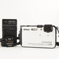 Nikon COOLPIX AW100 White With 4GB SDHC Card Digital Camera from Japan #3419