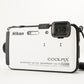 Nikon COOLPIX AW100 White With 4GB SDHC Card Digital Camera from Japan #3419
