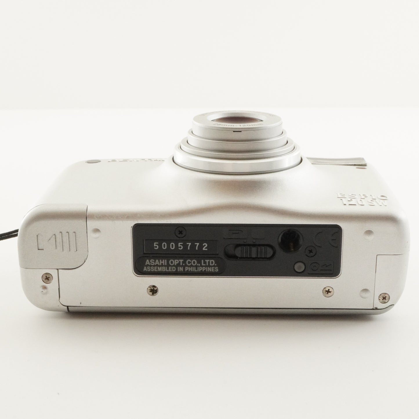PENTAX ESPIO 120SW II Silver In Box Point & Shoot Film Camera from Japan #6465