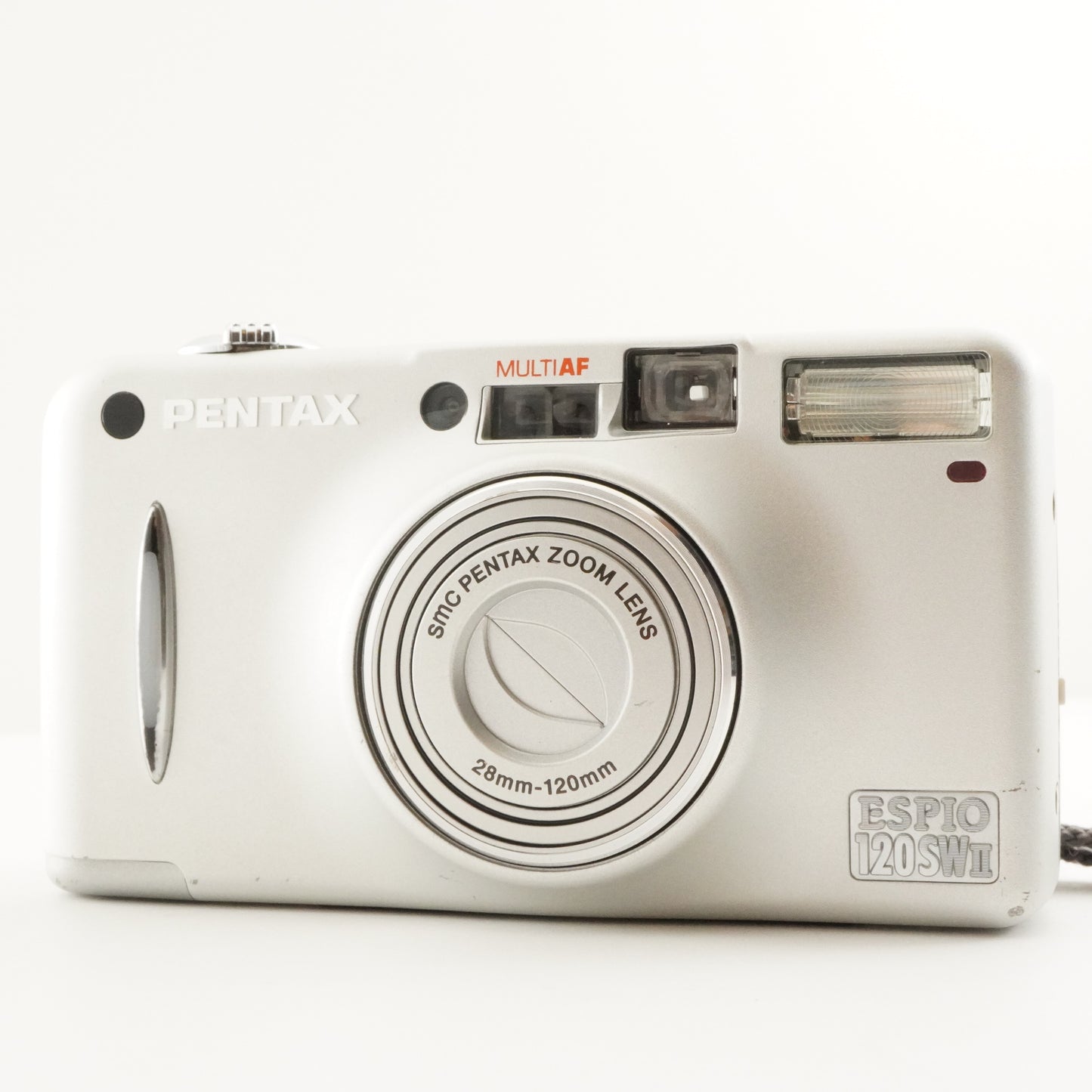 PENTAX ESPIO 120SW II Silver In Box Point & Shoot Film Camera from Japan #6464