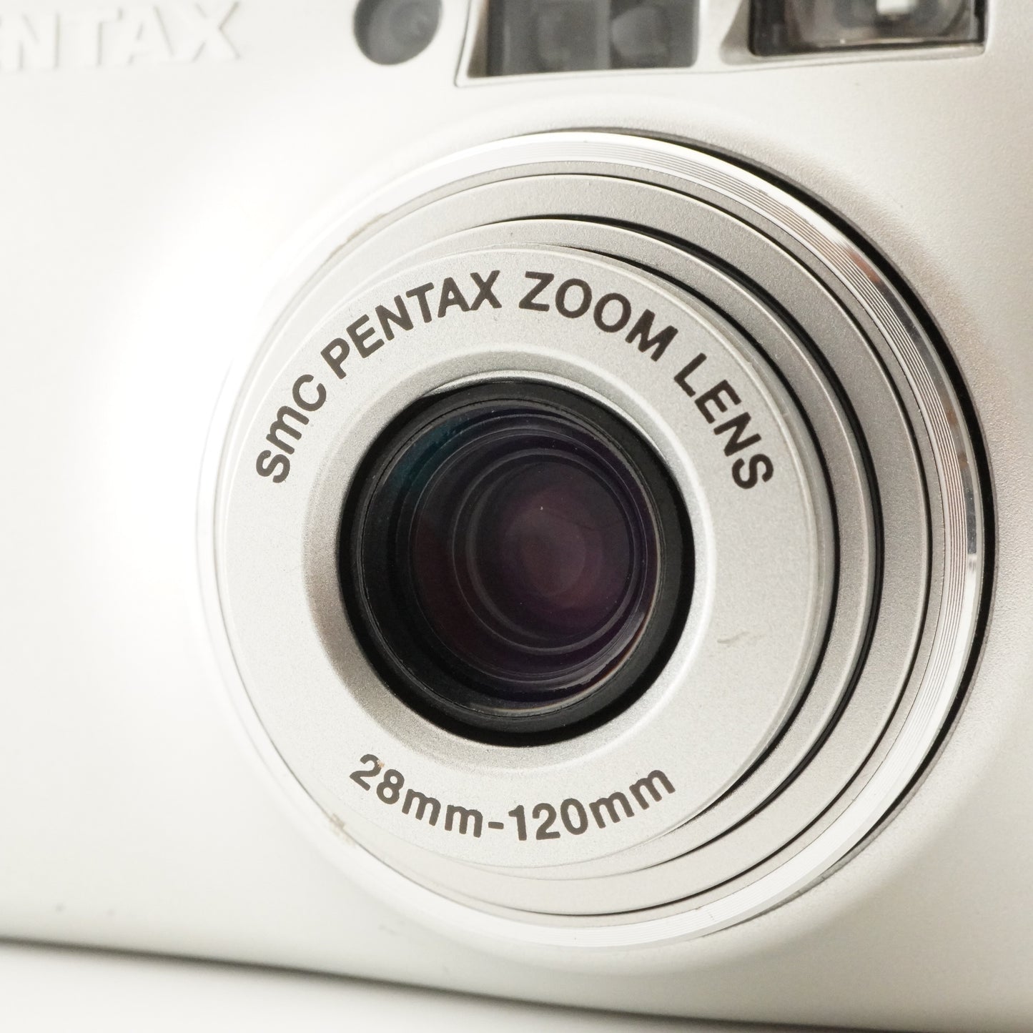 PENTAX ESPIO 120SW II Silver In Box Point & Shoot Film Camera from Japan #6464