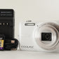 Nikon COOLPIX S6600 White With 4GB SDHC Card Digital Camera from Japan #1847