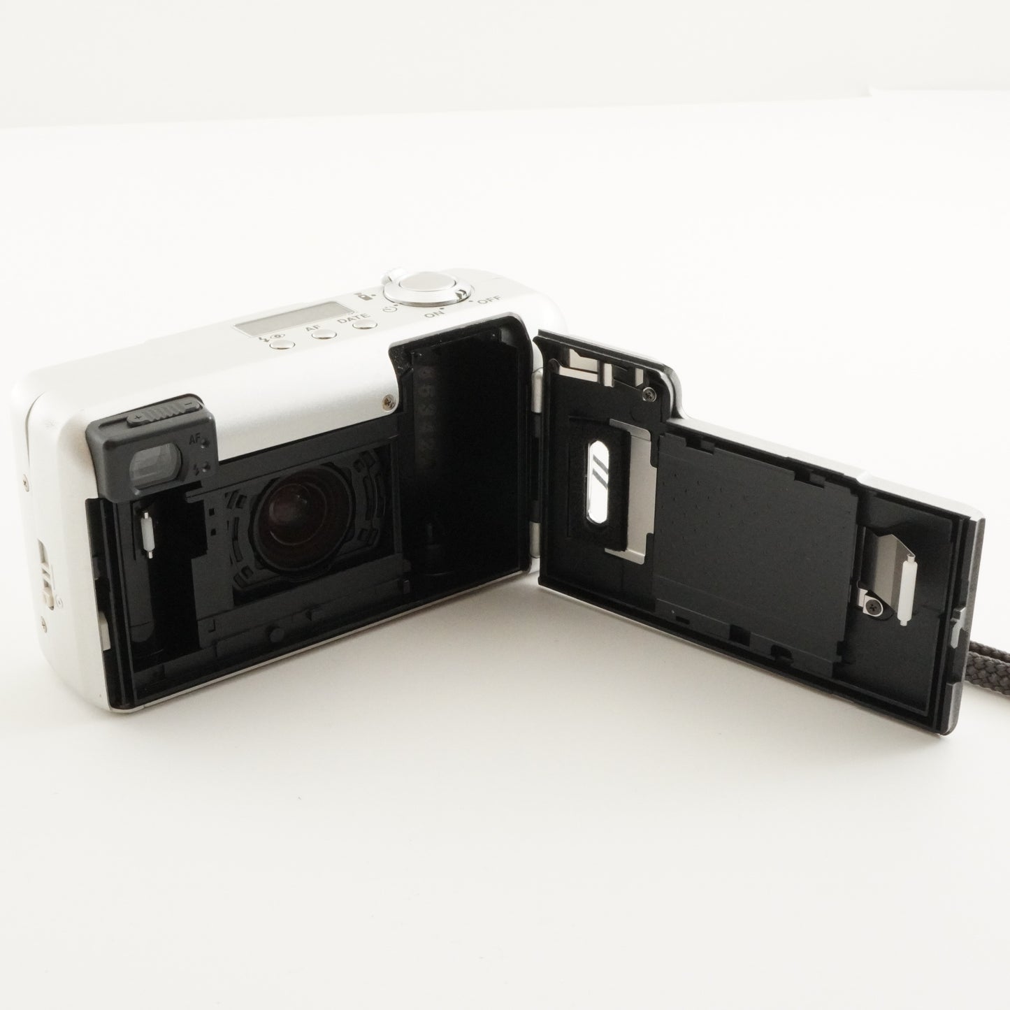 PENTAX ESPIO 120SW II Silver In Box Point & Shoot Film Camera from Japan #6464