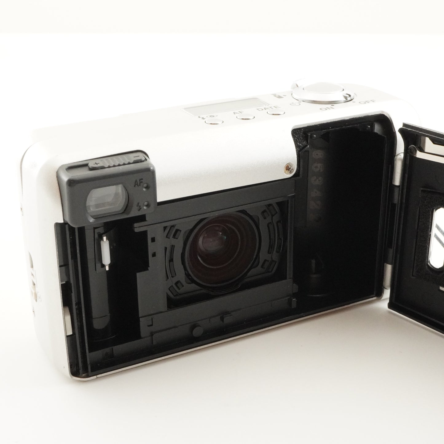 PENTAX ESPIO 120SW II Silver In Box Point & Shoot Film Camera from Japan #6464