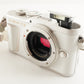 [S/C 2,595] OLYMPUS PEN E-PL10 White + 14-42mm EZ + 40-150mm from Japan #1869