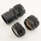 OLYMPUS OM-SYSTEM G.ZUIKO AUTO-S 50mm F1.4 + 28mm + 135mm Lens from Japan #9299