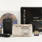 FUJIFILM FINEPIX F200 EXR Silver In Box With 4GB SDHC Card from Japan #1963