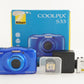 Nikon COOLPIX S33 Blue In Box With 4GB SDHC Card Digital Camera from Japan #2017