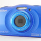 Nikon COOLPIX S33 Blue In Box With 4GB SDHC Card Digital Camera from Japan #2017