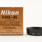 Nikon HB-6 BAYONET LENS FOOD For AF Zoom-Nikkor 28mm~70mm f/3.5~4.5 Camera Accessories #A2