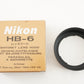 Nikon HB-6 BAYONET LENS FOOD For AF Zoom-Nikkor 28mm~70mm f/3.5~4.5 Camera Accessories #A2