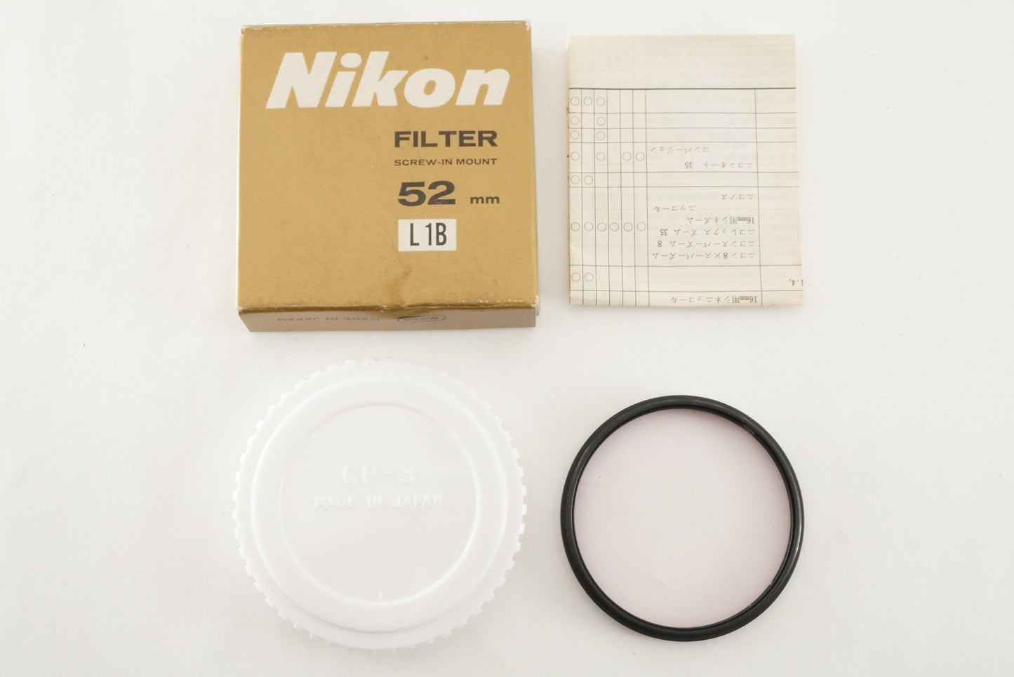 Nikon FILTER 52mm L1B SCREW-IN MOUNT Camera Accessories #A7