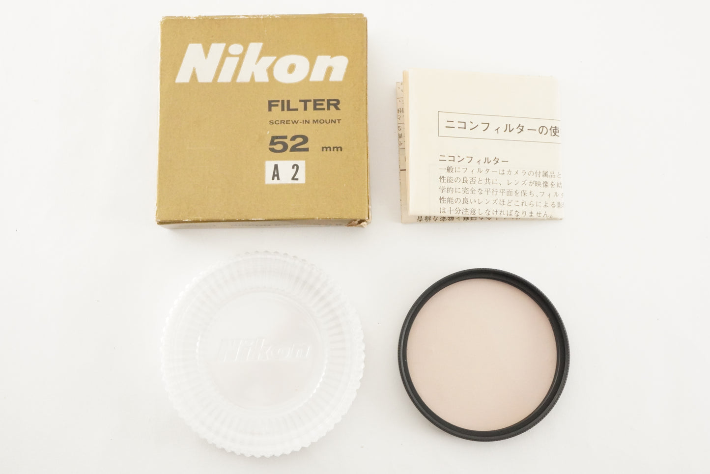 Nikon FILTER 52mm A2 SCREW-IN MOUNT Camera Accessories #A6