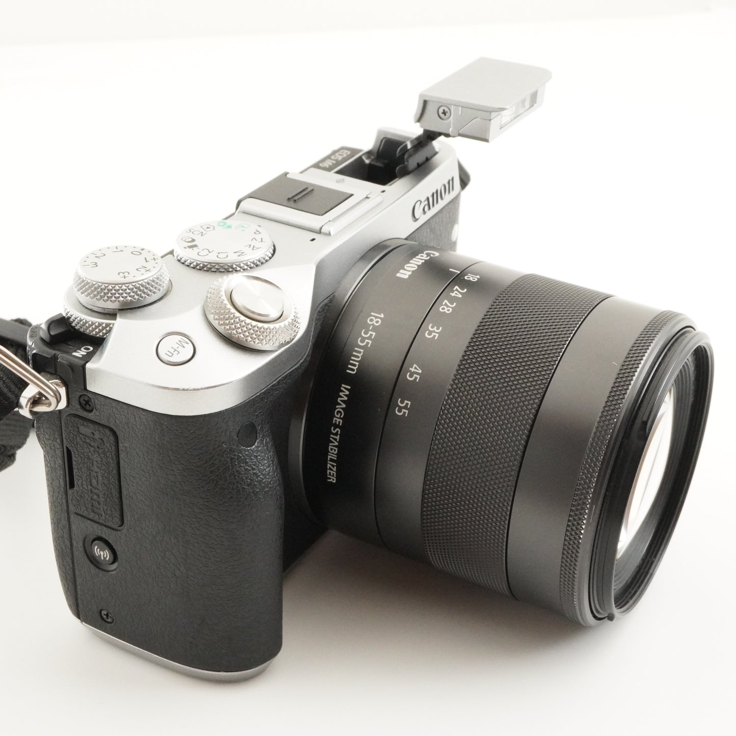 Canon EOS M6 Silver + EF-M 18-55mm F3.5-5.6 IS STM from Japan #5340