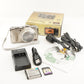 FUJIFILM FinePix F550 EXR Gold In Box With 4GB SDHC Card from Japan #6492