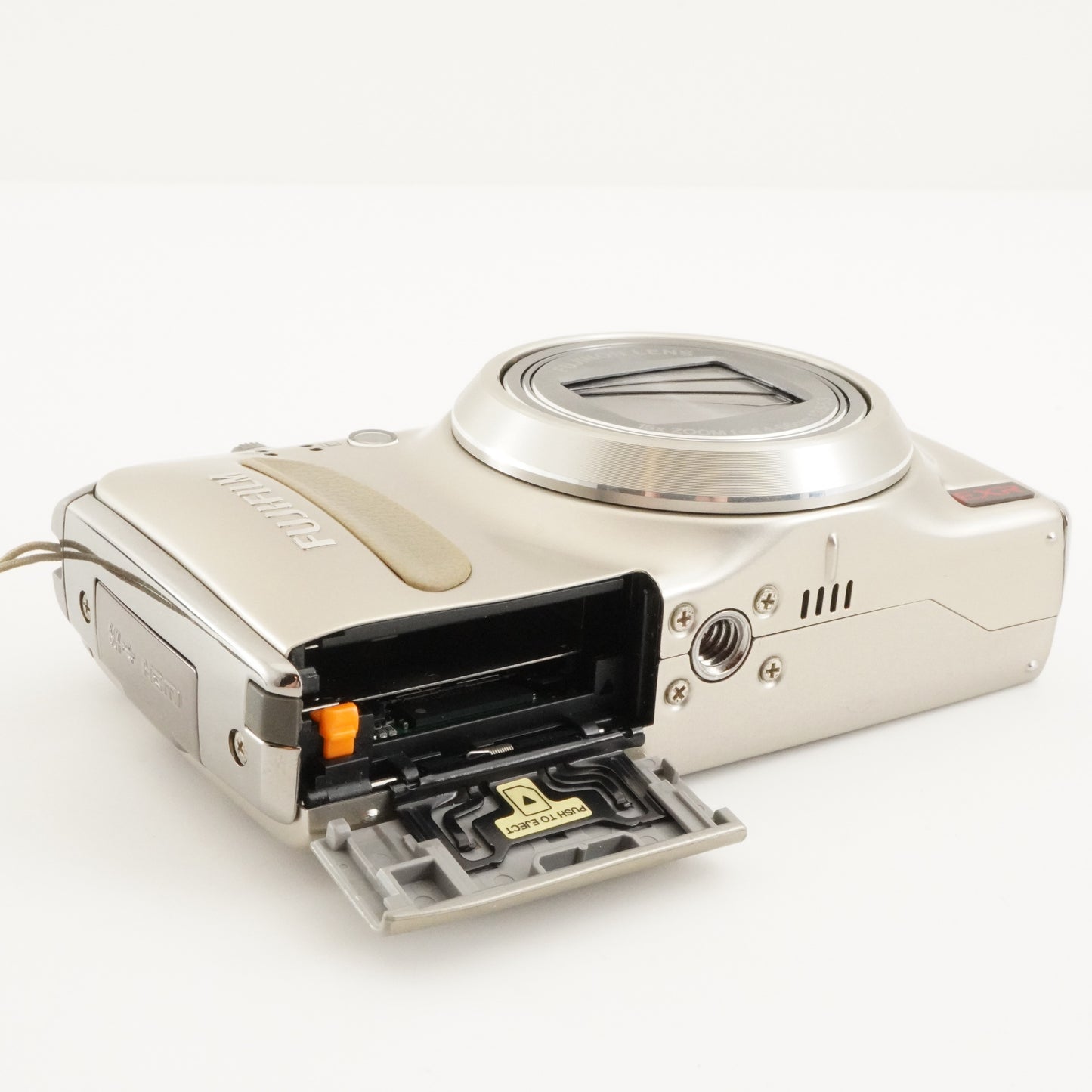 FUJIFILM FinePix F550 EXR Gold In Box With 4GB SDHC Card from Japan #6492