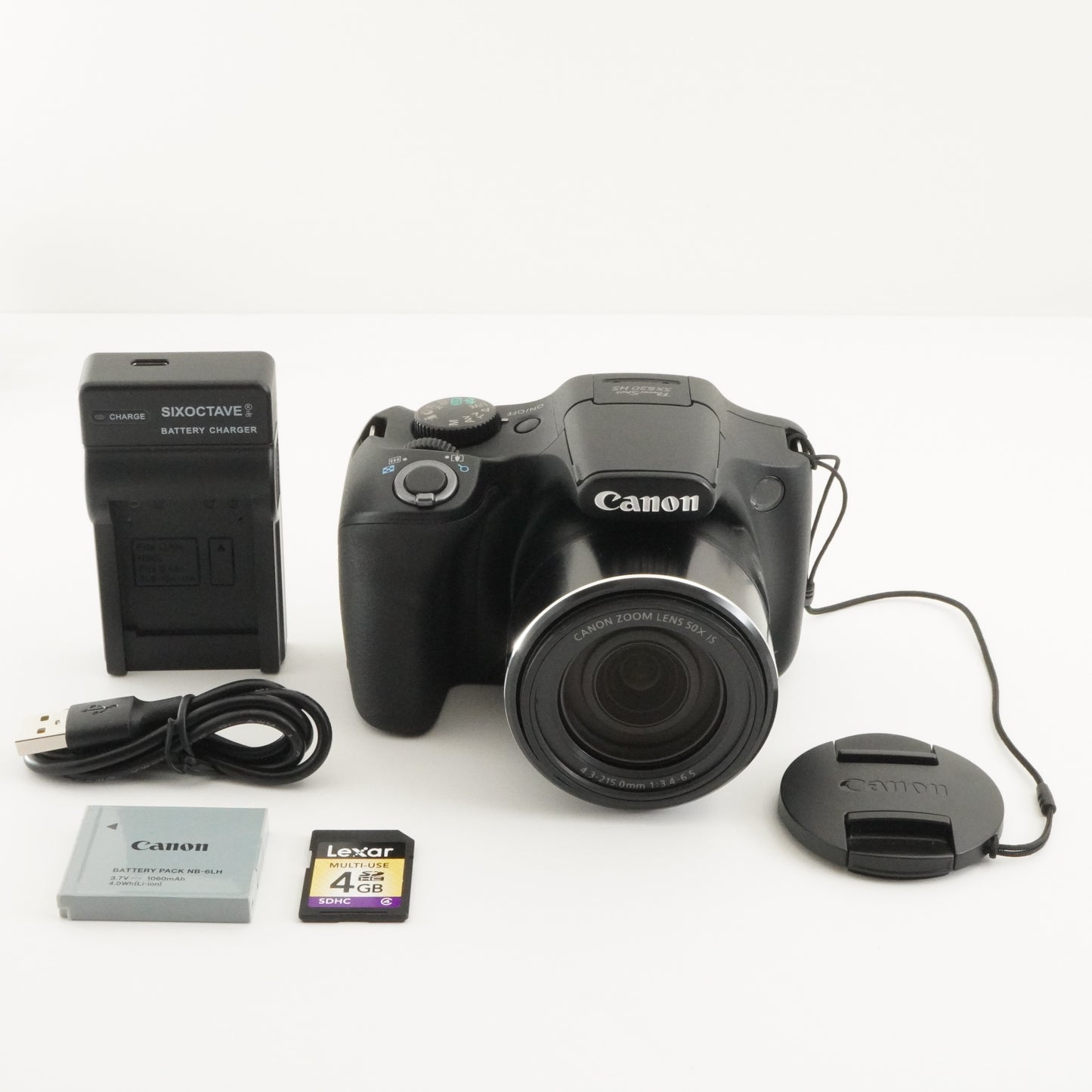 Canon PowerShot SX530 HS With 4GB SDHC Card from Japan #6539