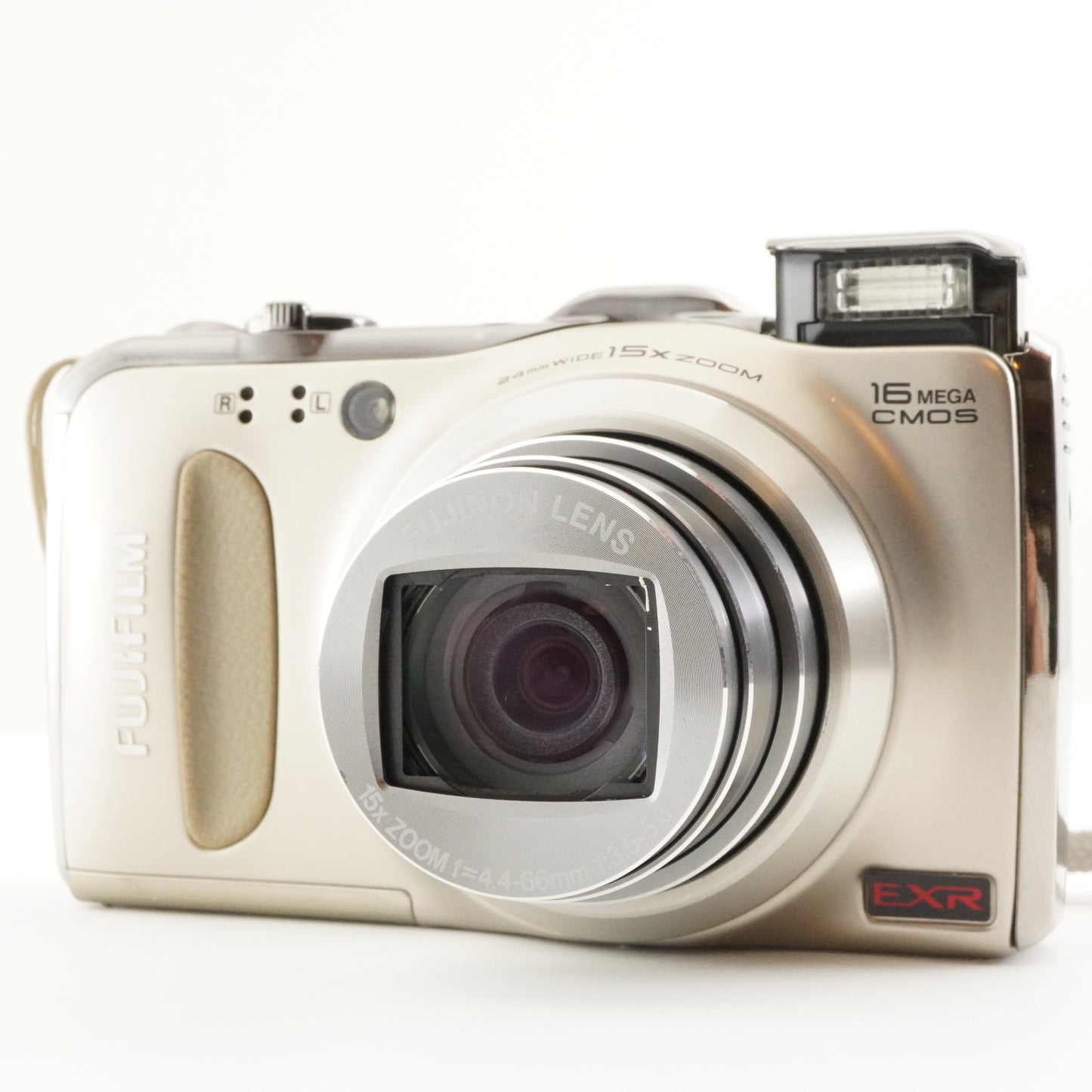 FUJIFILM FinePix F550 EXR Gold In Box With 4GB SDHC Card from Japan #6492