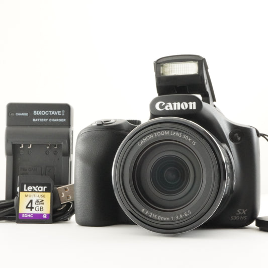 Canon PowerShot SX530 HS With 4GB SDHC Card from Japan #6539