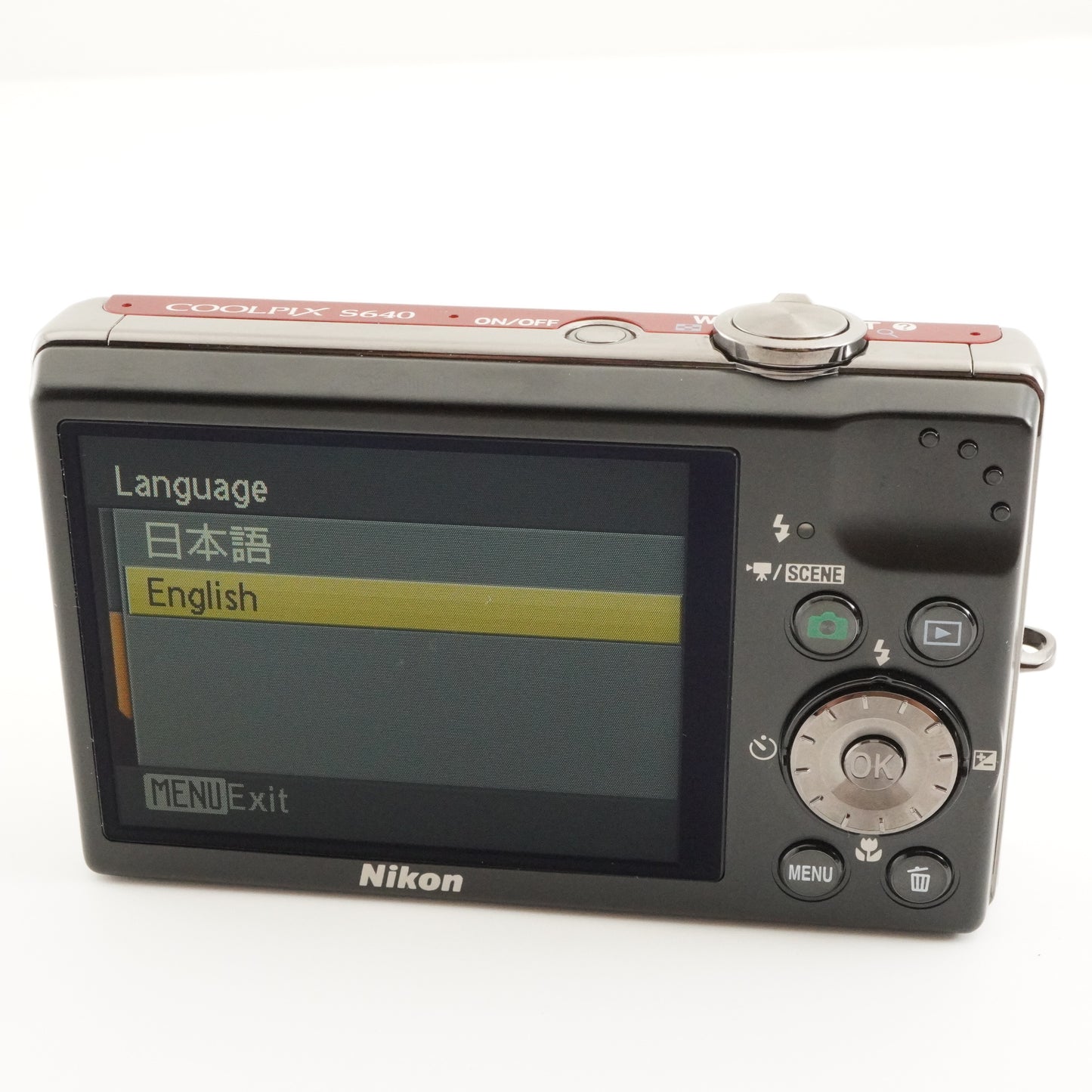 Nikon COOLPIX S640 Red In Box With 4GB SDHC Card from Japan #6816