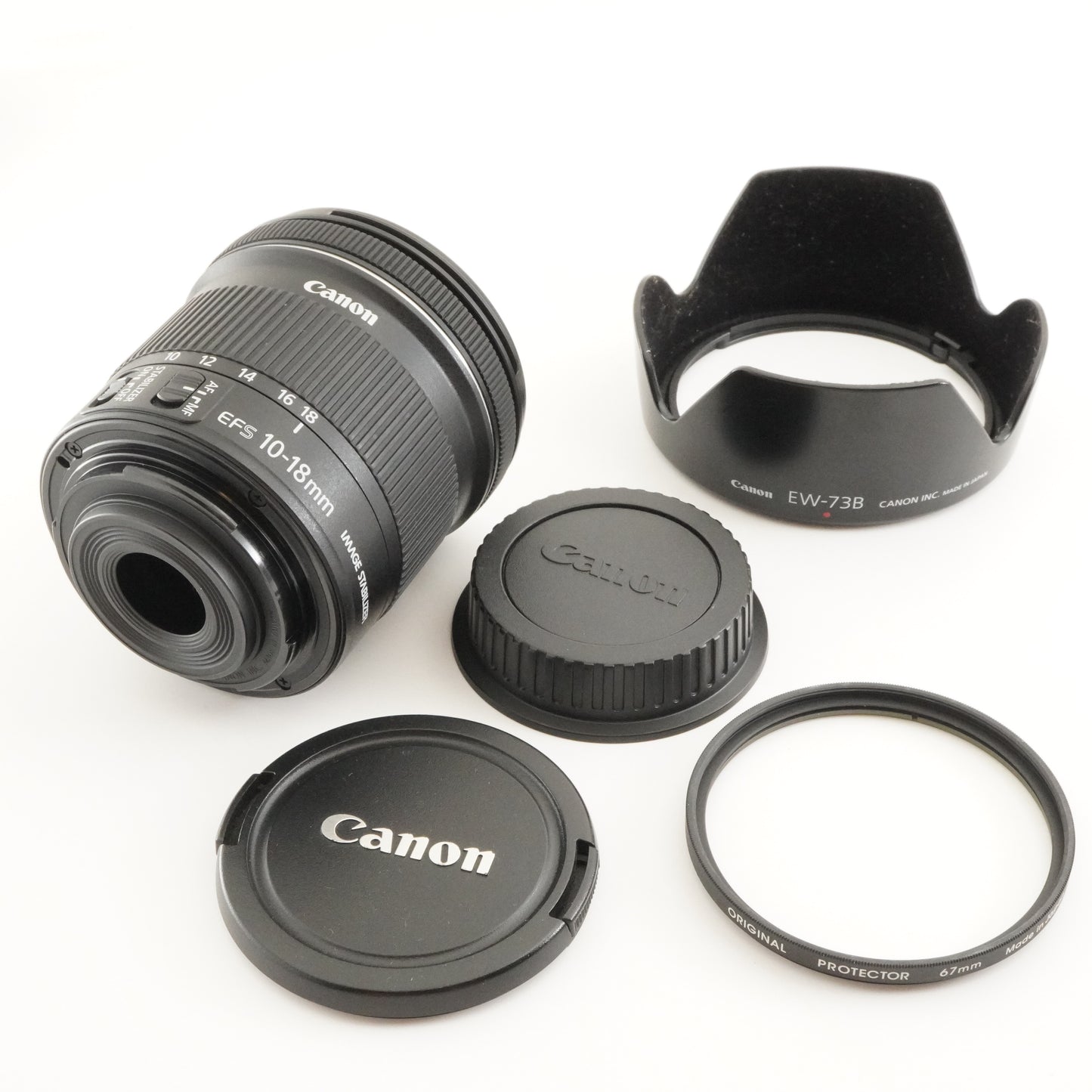 Canon EF-S 10-18mm F4.5-5.6 IS STM AF ZOOM Lens from Japan #6846