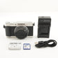 OLYMPUS STYLUS SH-1 Silver With 4GB SDHC Card from Japan #6771