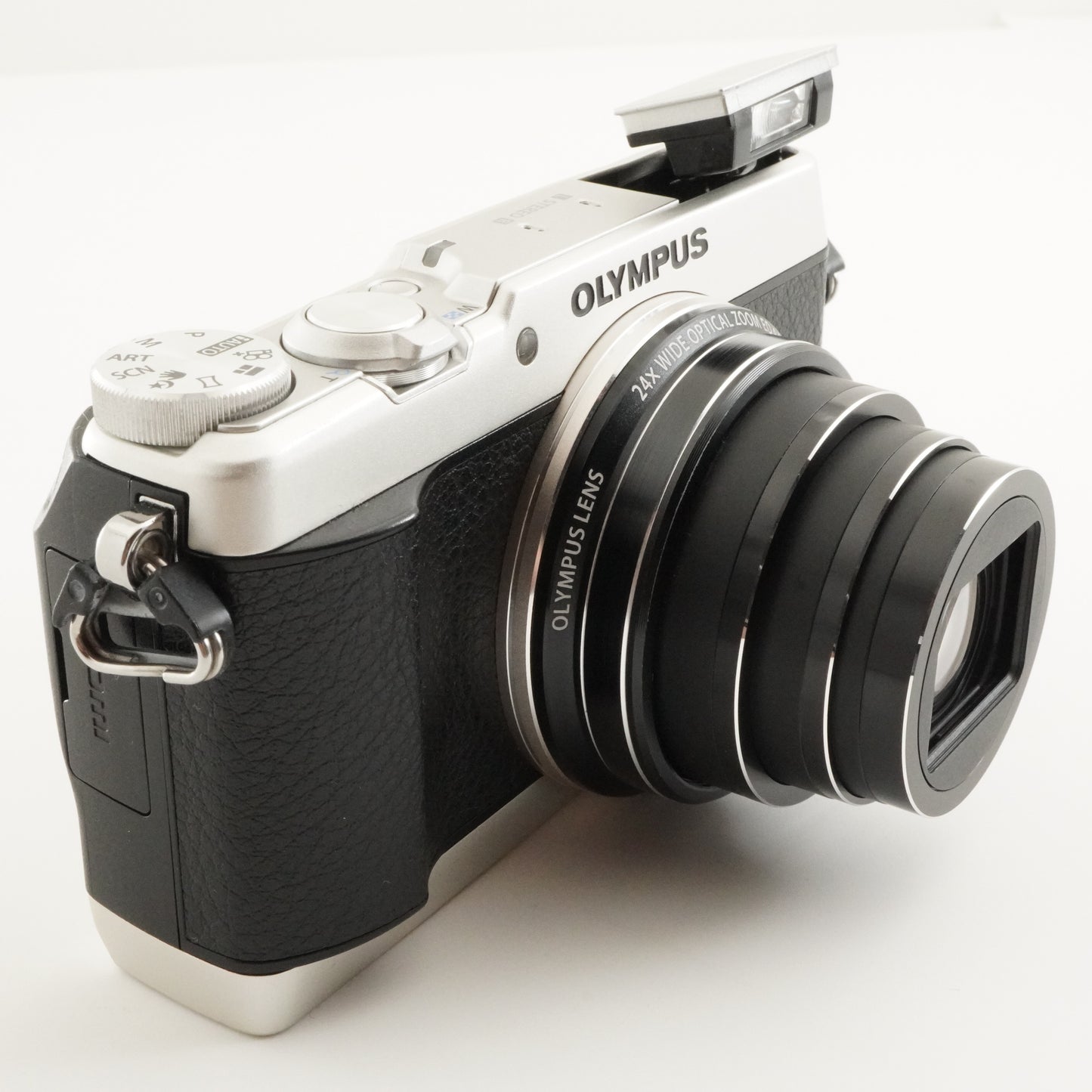 OLYMPUS STYLUS SH-1 Silver With 4GB SDHC Card from Japan #6771