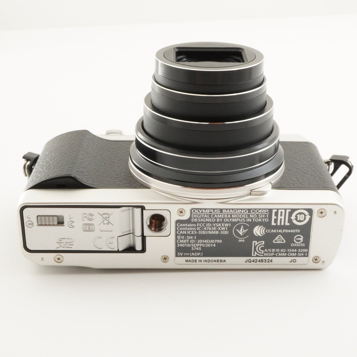 OLYMPUS STYLUS SH-1 Silver With 4GB SDHC Card from Japan #6771