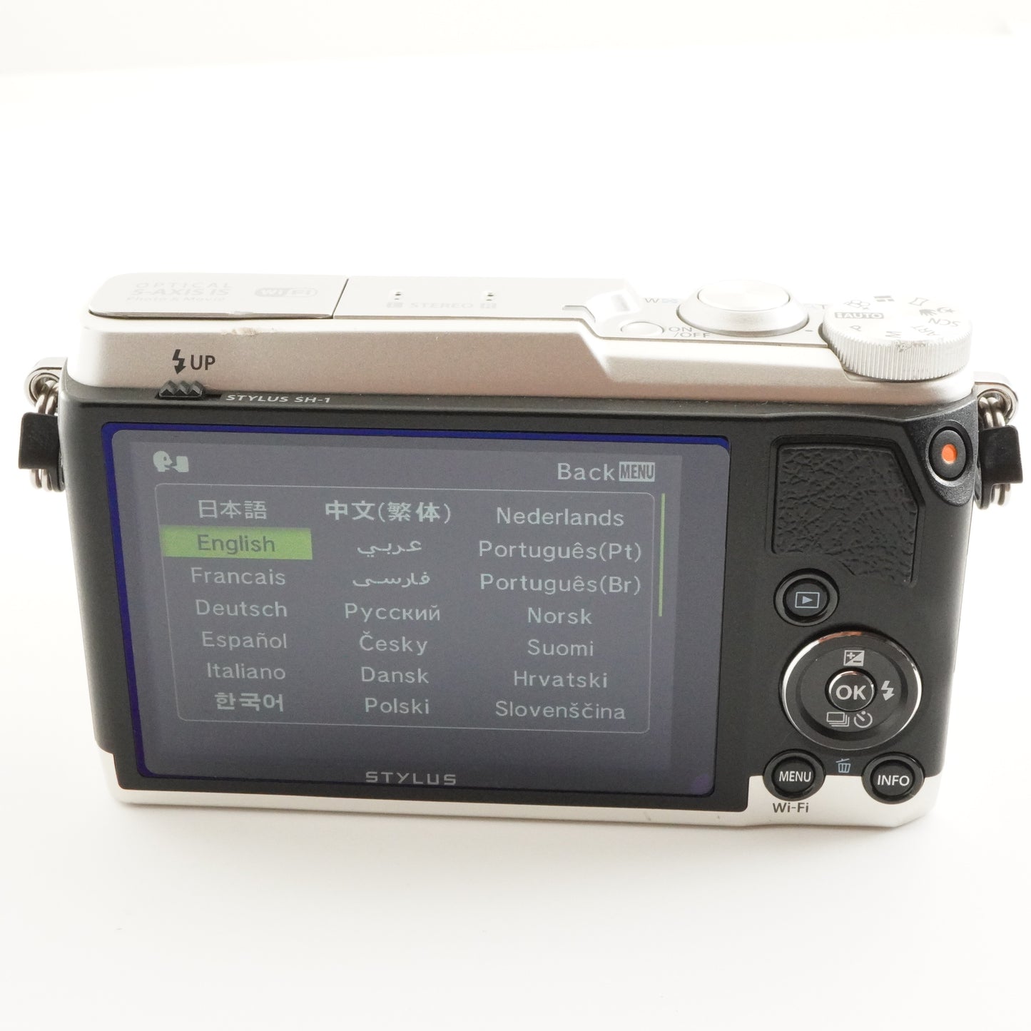 OLYMPUS STYLUS SH-1 Silver With 4GB SDHC Card from Japan #6771