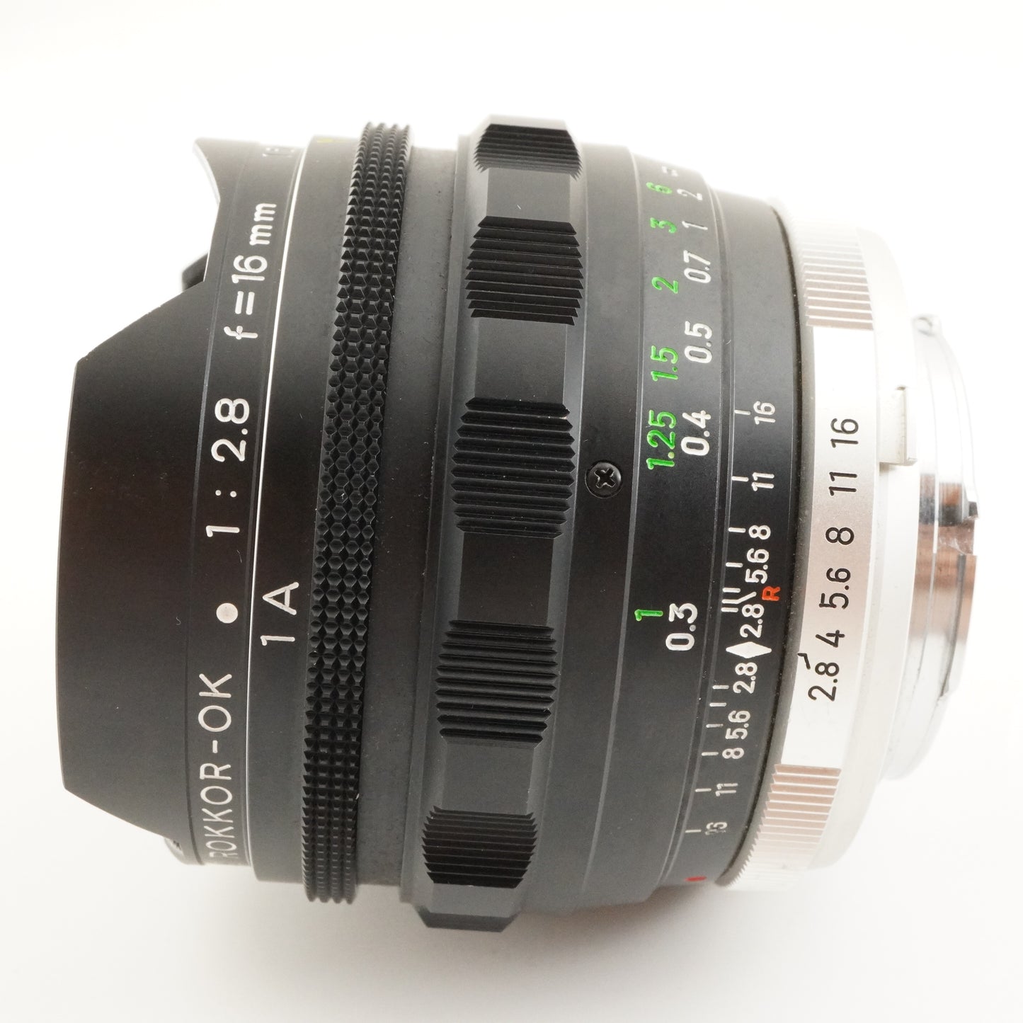 MINOLTA MC FISH-EYE ROKKOR-OK 16mm F2.8 MF Prime Lens from Japan #6437