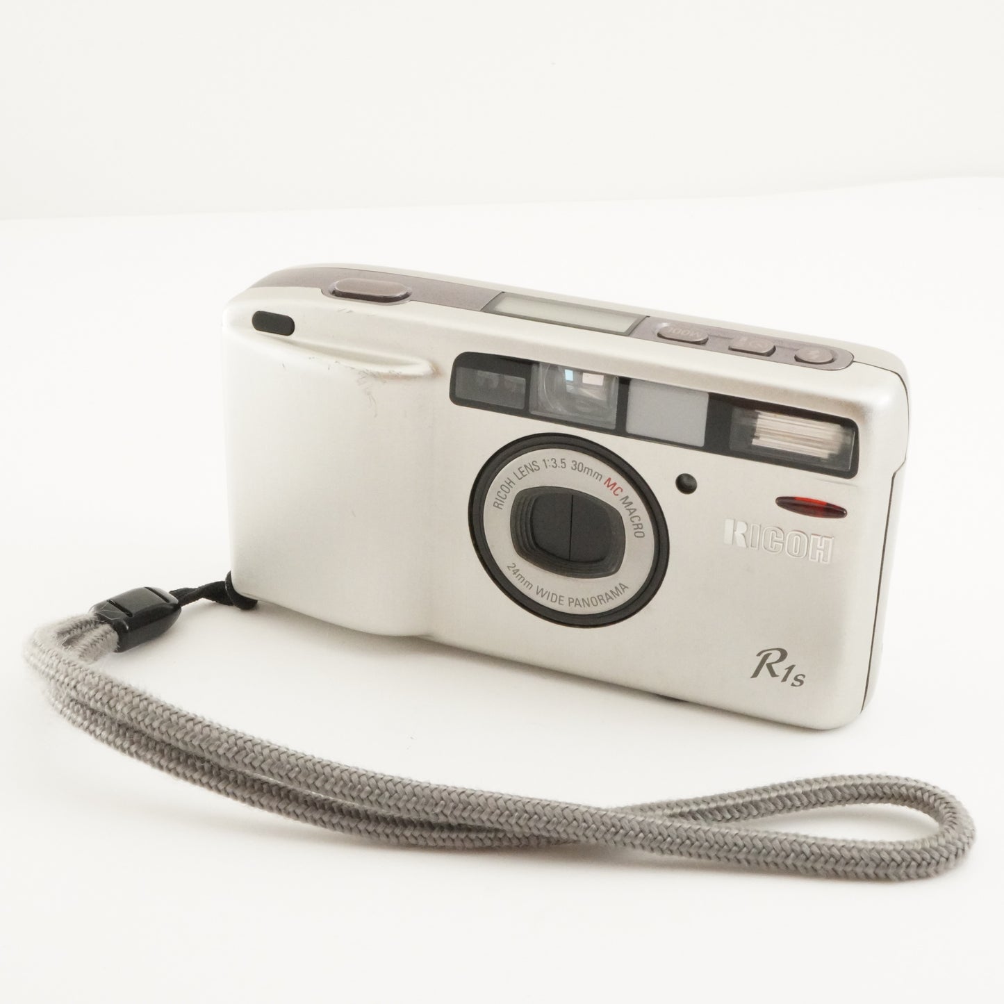 [LCD Works] RICOH R1s Silver Point & Shoot Film Camera from Japan #6915
